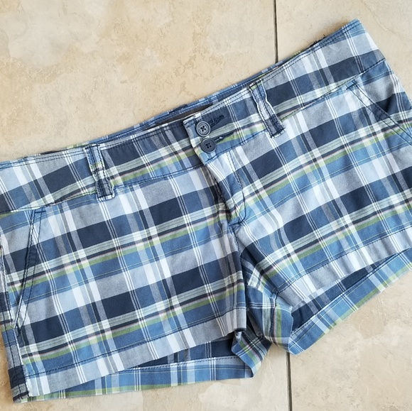 Abercrombie Fitch Plaid Shorts Size 2 